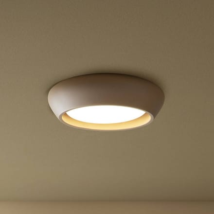 Beacon Lighting Beacon plafondlamp Fjord, bruin, gips, Ø 28 cm, GX53