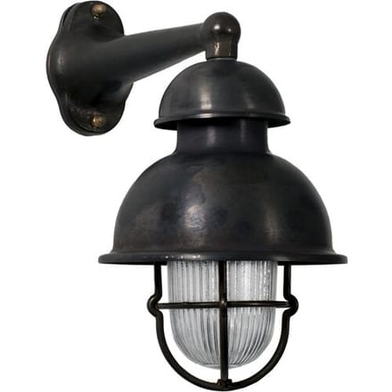 KS Verlichting Scheepslamp Wharf Black Brons