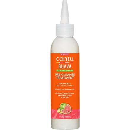 Cantu, goyave et gingembre, soin exfoliant pré-shampoing pour le cuir chevelu, 170 ml (180ml) yellow