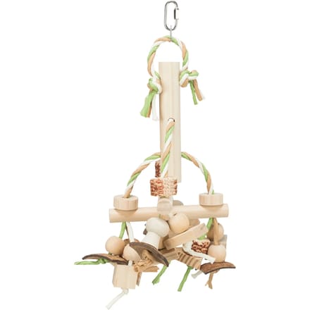 Vogelspeelgoed met houten papierstroken Trixie