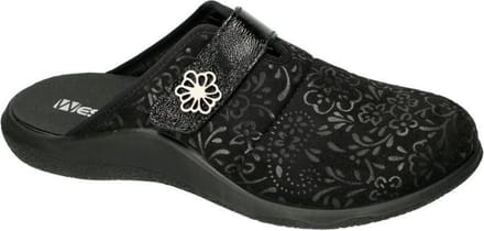 Westland -Dames - zwart - pantoffels - maat 42