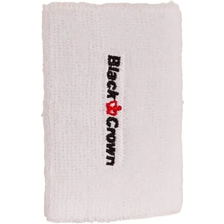 Pak 2 zwarte kroon lange polsbandjes Blanco ÚNICA