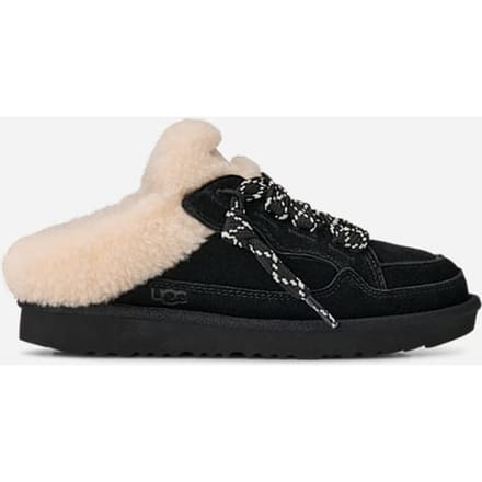UGG® Lowmel Mule Trainer in Black, Size 13K, Polyester/Wool