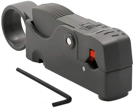 1 Pc Coaxkabel Stripper Snijder Tool voor RG6 Rg59/62 en Rg58 - Makkelijk Strippen