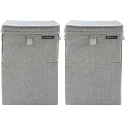 Brabantia Wasboxen Grey Duo Pack