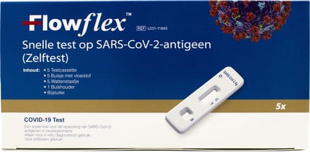 FlowFlex Zelftest – 100 stuks – Single pack – NL handleiding
