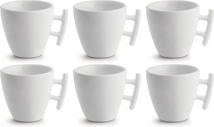 BonBistro Koffiekop Yong Squito 170 ml - Wit - 6 stuks