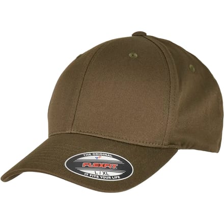 Urban Classics - Organic Cotton Flexfit pet - S/M - Groen