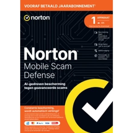 Norton Mobile Scam Defense | 1 Apparaat | 1 Jaar