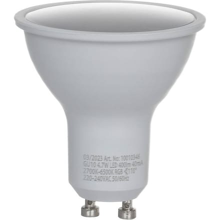 LUUMR Smart LED, GU10, 4,7W, RGBW, CCT, Tuya, WLAN, mat