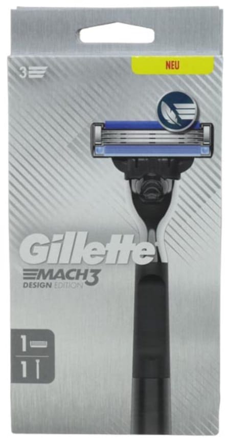 Gillette Mach 3 Design Edition Scheerhouder + 1 Mesje