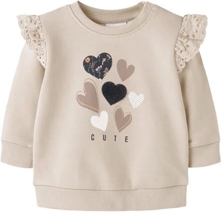 Name It baby meisjes trui LUISA White Regular Fit