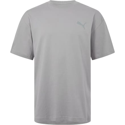 Puma Heren Elevated Crew Neck Regular T-shirt (Beton)