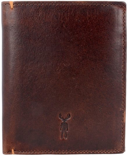 Jack Kinsky Colombo 200 Leren Portemonnee 10 cm - Jongens - Staand formaat - mokka