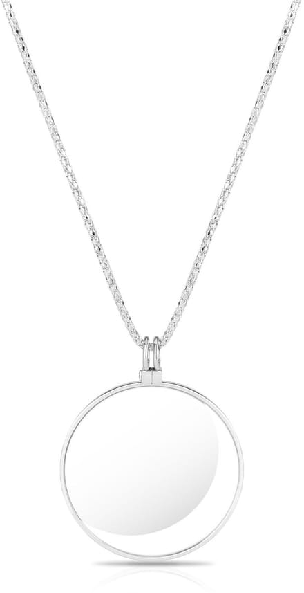 Dailygoods- Vergrootglas 5X - Vergrootglas Hanger - Ketting - Zinklegering - Vintage Design - Diameter 4,4 cm - Loep