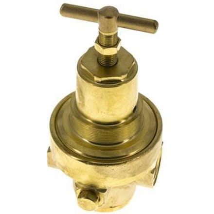 Drukregelaar G1/2'' 1500l/min 0.1-1.5bar/1-22psi Messing