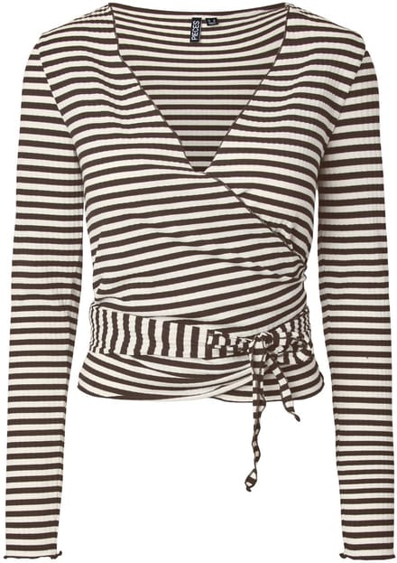 Pieces Top PCLAYA LANGE MOUWEN