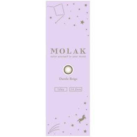 PIA - Molak 1 Day Color Lens Dazzle Beige 10 pcs P-5.50 (10 pcs)