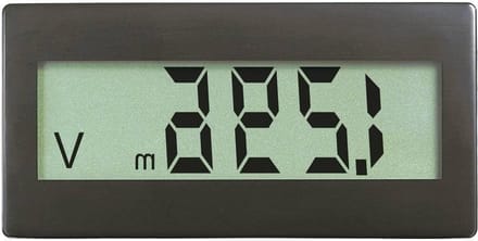 Digitale Inbouwmeter - Paneelmeter Module - Spanning Meten - Uitbreidbaar Bereik - 68 x 33 mm - Groen