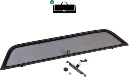 Windscherm Mercedes SLK R171 | 2004-2011 | incl. luxe opbergtas | Zwart
