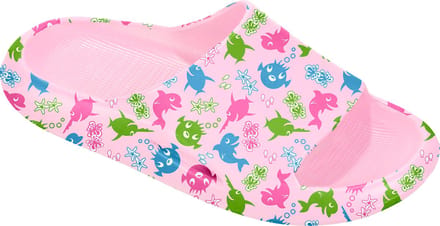 BECO-SEALIFE® badslippers voor kinderen - roze - maat 24-25