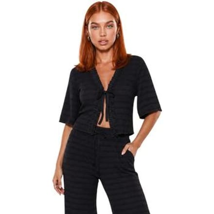 Vest I Am Cardigan Viscosa Balze 24576 Pointelle