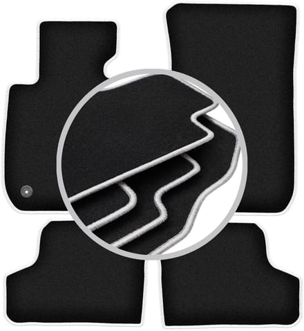 CARLUX-SILVER automatten voor: BMW 3 E93 cabriolet (2004-2011)