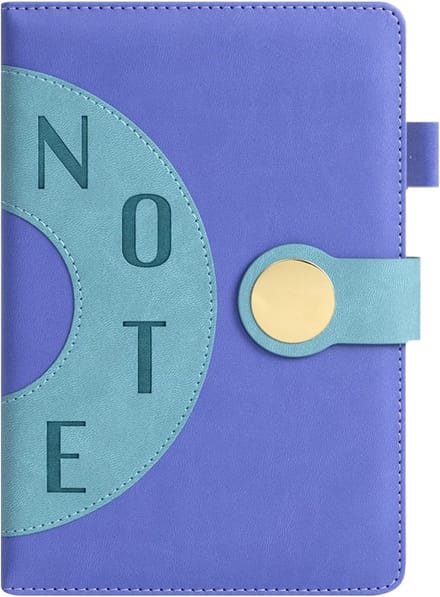 Dagplanner Organizer - Studieplanner Boek - Dagelijkse Organisatie - Gemoderniseerde Dagplanning - 21 x 14.5 cm - Lila