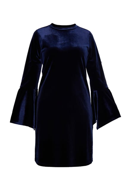 usha Fluwelen mini-jurk Dames marine