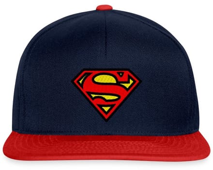 Superman Logo S-Shield Borduurwerk Snapback cap