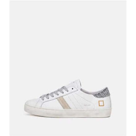 Sneakers D.A.T.E. Hill Low Calf White Silver