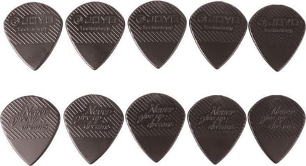 10 Stuks Plectrums Voor Gitaar - Zwart