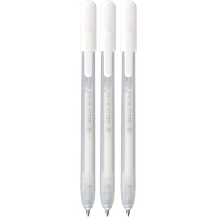 Gelschrijver Sakura Gelly Roll Classic 08 klikfunctie set à 3  wit