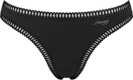 Sloggi Women GO Crush String (3-pack) - dames string - zwart