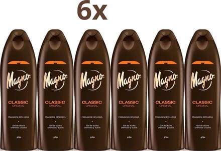 Magno Douchegel – Classic - 6x550 ml - Voordeelverpakking
