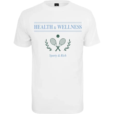 Mister Tee - Health & Wellness Heren Tshirt - S - Wit