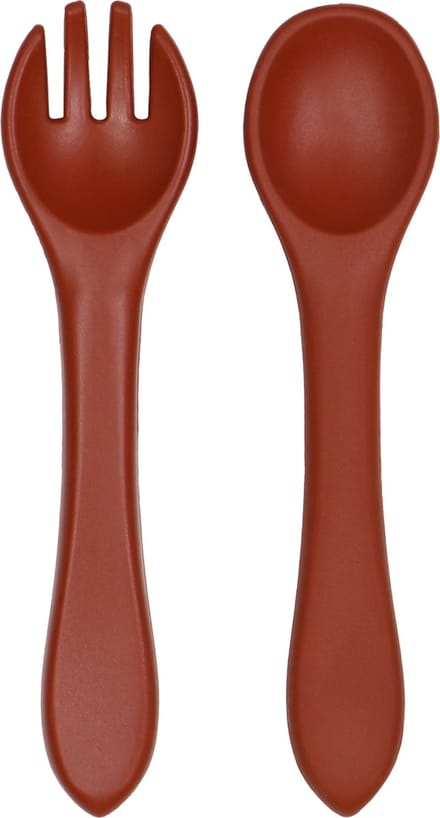 Tryco Dark Rust Siliconen Kinderbestek TR-392809