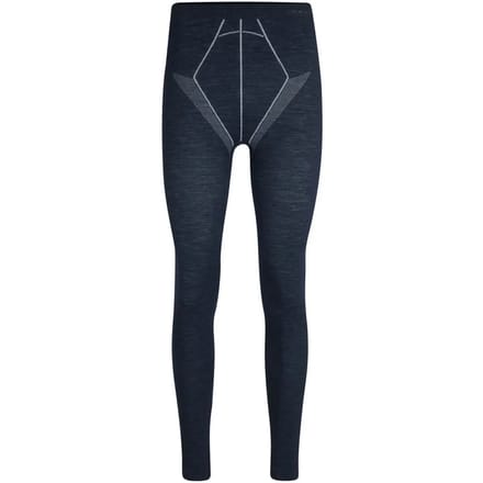 FALKE Wool-Tech Long Tights sneldrogend wol functioneel lang functioneel ondergoed heren blauw - maat S