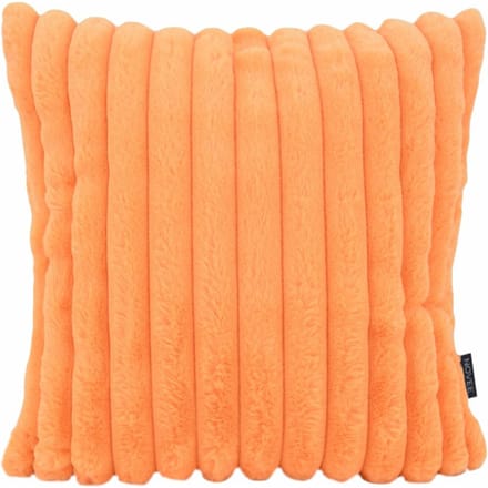 NOVÉE Sierkussen rosie rib oranje | 45 x 45 cm | polyester