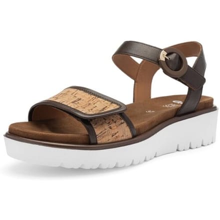 Sandalen met sleehak Ara -