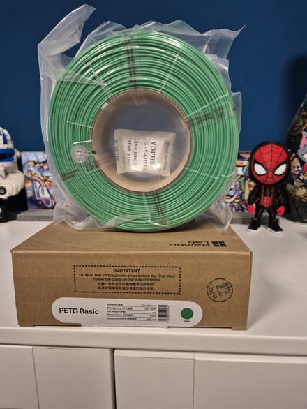 Bambu Lab PETG Basic - Green (Groen) - 3D Printer Filament - 1.75mm - 1kg - Premium Kwaliteit Refill