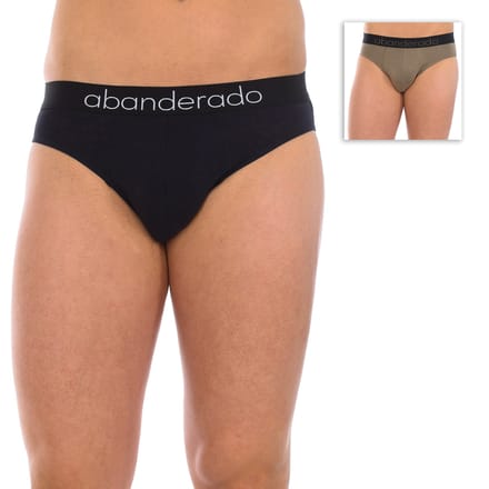 Pack-2 Slips Gevoelige Anatomische Voorkant Bamboe A0C7L Mannen