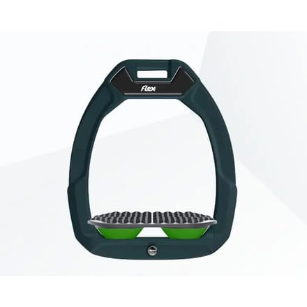 Veiligheidsstijgbeugels Endurance Groen/Grijs/Groen Flex-On Safe-On