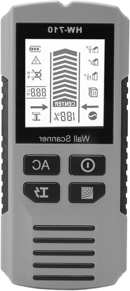 Muur Scanner voor het Vinden van Hout, Metaal en Elektriciteitsdraden met LCD Scherm