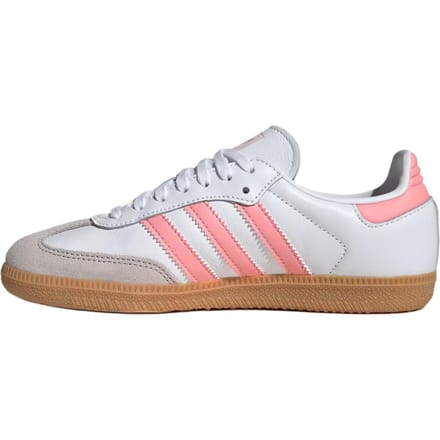 adidas Samba OG J Wit Semi Roze Vonk Heren Sneakers Wolk-Wit Rubber JP5480 38⅔ white