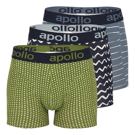 Boxershort heren daily 3-pak - M