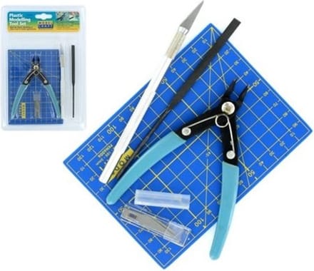 Model Craft Modelbouwpakket - PTK1009 9-delige Plastic Modelleergereedschap Gereedschap - ModelCraft - Modelbouw