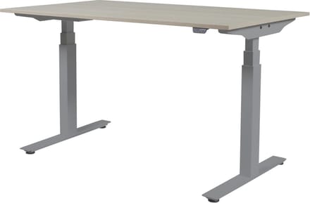 Zit Sta Bureau - Plus Elek 160x80 Havana Kersen - alu frame
