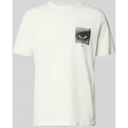 Regular fit T-shirt van puur katoen Model 'DEYSS'