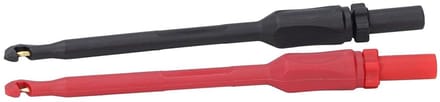 Multimeter Testhaak - Meetaccessoire - Elektronisch Testen - Hoge Flexibiliteit - 4 Mm Plug - Zwart